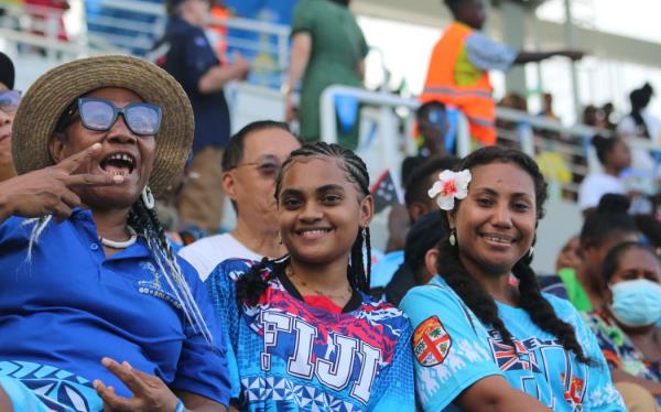 Crowds started arriving at the Natio<em></em>nal Stadium in the Solomon Islands capital Ho<em></em>niara well ahead of the opening ceremony of the Pacific Games.