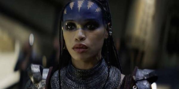 Cleopatra Coleman with a blank ex<em></em>pression as Devra Bloodaxe in Rebel Moon: Part One - A Child of Fire