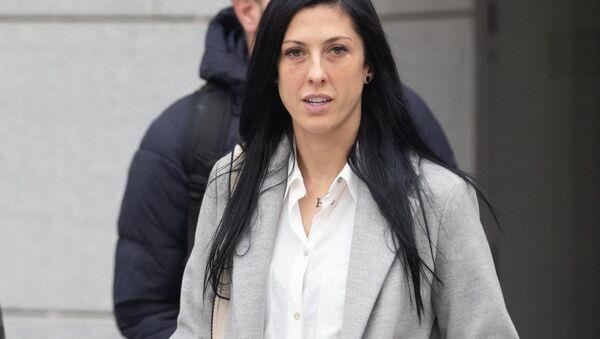 Footballer Jenni Hermoso on her way out of her testimony at the Audiencia Nacio<em></em>nal for the 'Rubiales case', on 02 January, 2024 in Madrid, Spain.  Picture: Eduardo Parra/Europa Press via Getty Images)