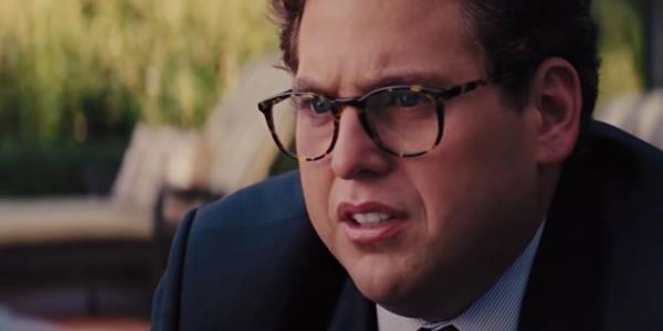 Jo<em></em>nah Hill as Do<em></em>nnie Azoff in The Wolf of Wall Street