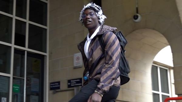 Bacari-Bro<em></em>nze O<em></em>'Garro, also known as Mizzy, arriving at Stratford Magistrates<em></em>' Court 