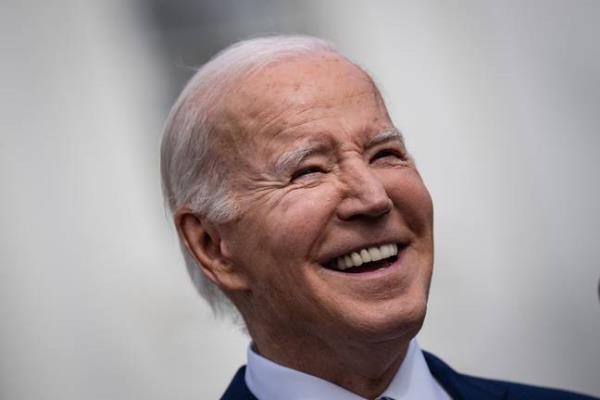 Biden has joked a<em></em>bout his age. Credit: Getty Images/ Drew Angerer