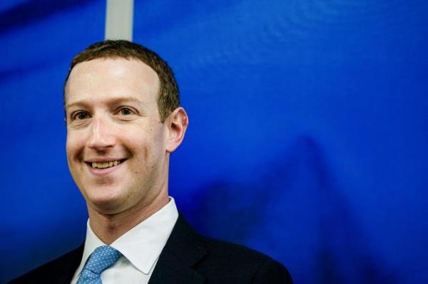 Founder and CEO of US o<em></em>nline social media and social networking service Facebook Mark Zuckerberg reacts upon his arrival for a meeting with European Commission vice-president in charge for Values and Transparency, in Brussels, on February 17, 2020. (Photo by Kenzo TRIBOUILLARD / AFP)